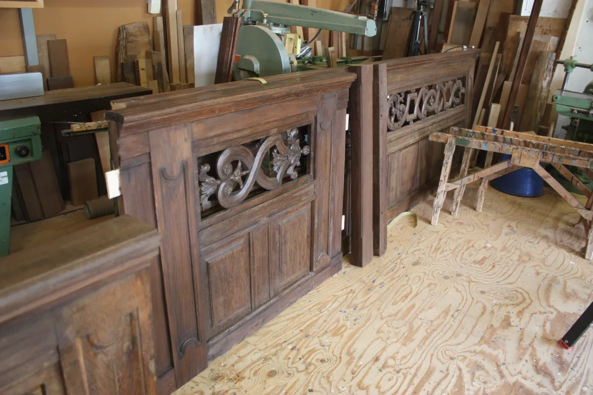Dorpskerk Haren interieur werkplaats