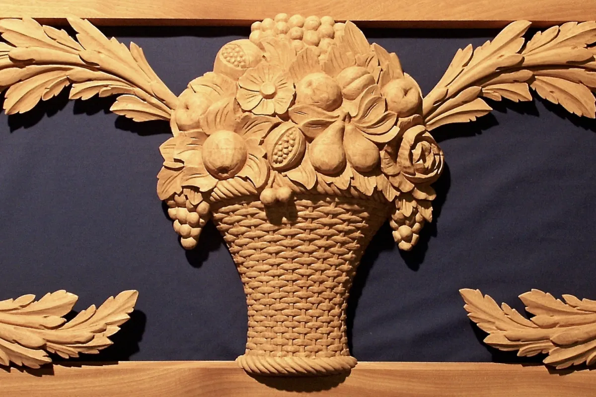 Bovenlicht Bloemen en fruit