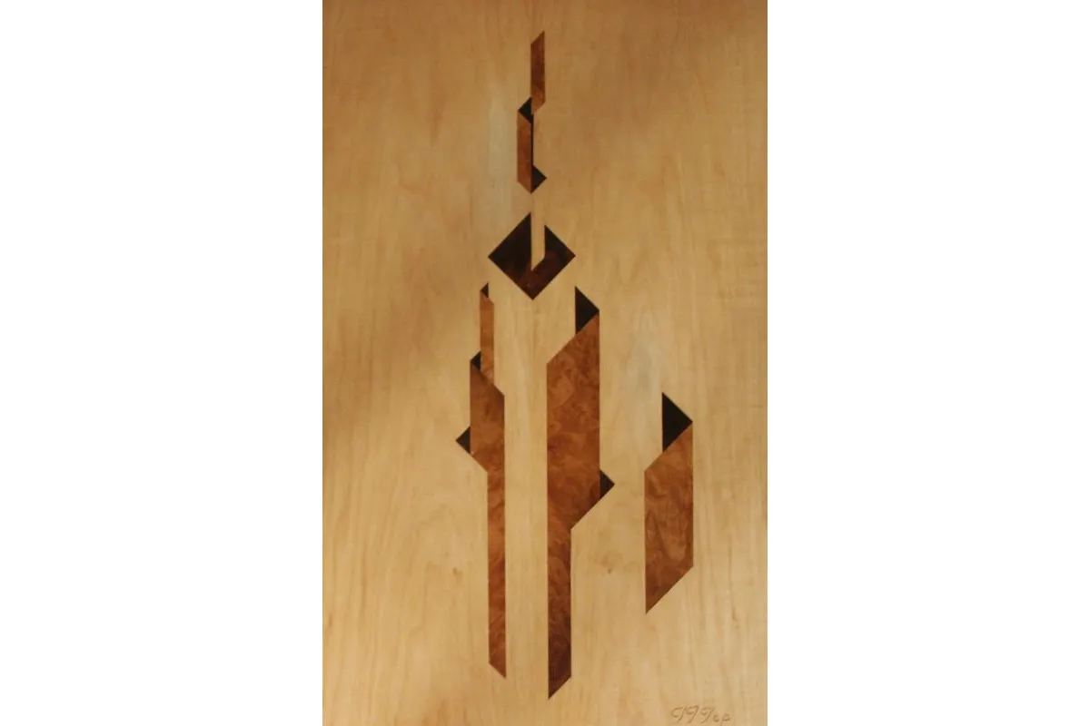 Marqueterie kaars